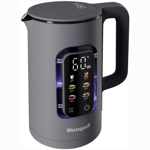 Электрочайник Weissgauff WK 1500 Dt Touch BodyCool (q)
