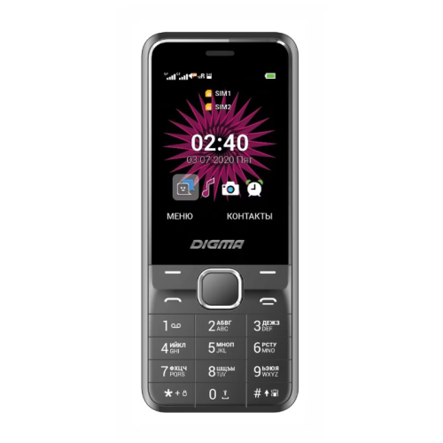 Мобильный телефон Digma Linx A241 Grey (LT2066PM) (q)