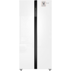 Холодильник (Side-by-Side) Weissgauff WSBS 500 Inverter NoFrost White Glass (q)