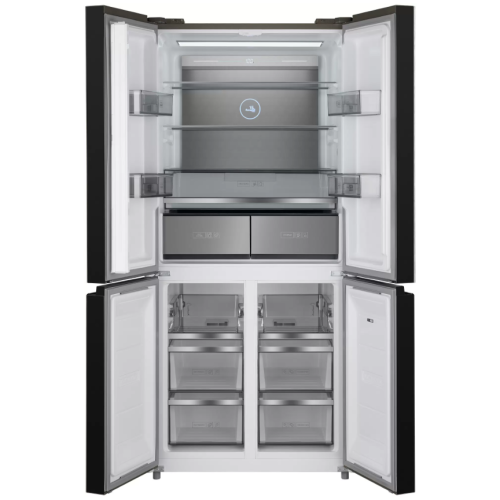 Холодильник (Side-by-Side) Weissgauff WCD 590 NoFrost Inverter Premium EcoFresh Gold Glass (q)