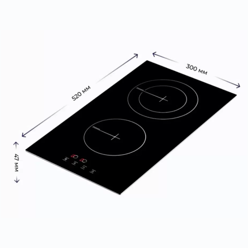 Встраиваемая электрическая панель DELVENTO V30D28S001 (h)