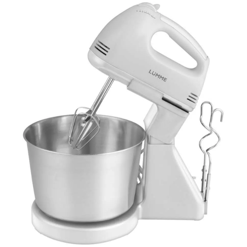 Миксер планетарный Lumme LU-MX1870B белый жемчуг (q)