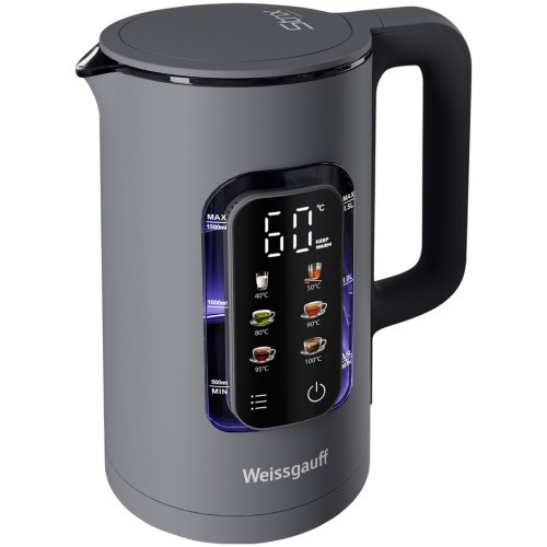 Электрочайник Weissgauff WK 1500 Dt Touch BodyCool (q)