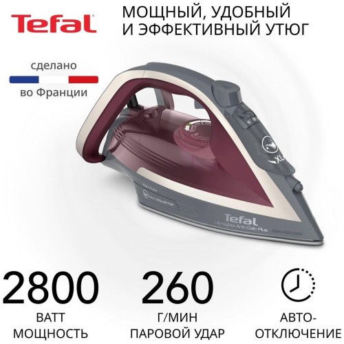 Утюг Tefal Ultragliss Anti-Calc Plus FV6840E0 (h)н