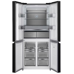 Холодильник (Side-by-Side) Weissgauff WCD 590 NoFrost Inverter Premium EcoFresh Dark Inox (q)