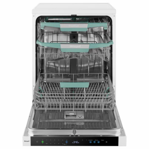 Отдельностоящая посудомоечная машина Weissgauff DW 6114 Inverter Touch AutoOpen White (q)