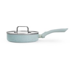 Сковорода FISSMAN MINI CHEF 16x4,5см с крышкой (алюминий) (h)