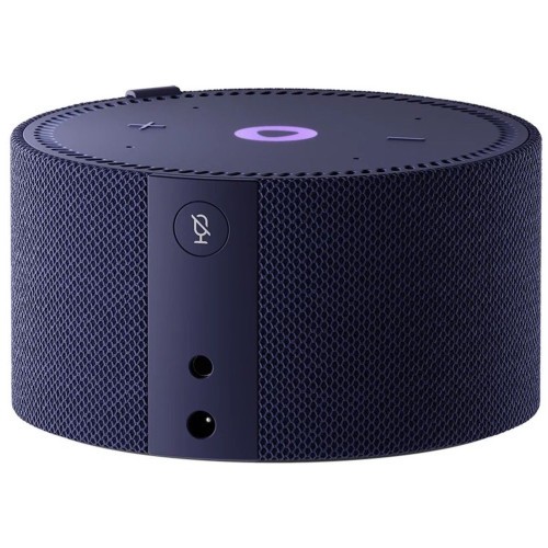 Умная колонка Яндекс Станция Мини с часами с Алисой, синий