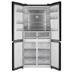 Холодильник (Side-by-Side) Weissgauff WCD 510 Built-in Inverter NoFrost Dark Inox (q)